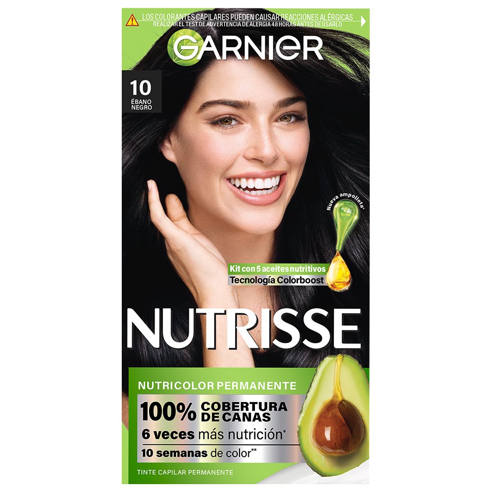 GARNIER, GARNIER NUTRISSE, NUTRISSE, NUTRISSE REGULAR, TINTE PARA CABELLO, COLORACIÓN DE CABELLO, COLORACIÓN NUTRISSE, TINTE EN CASA, TINTE CRUELTY FREE